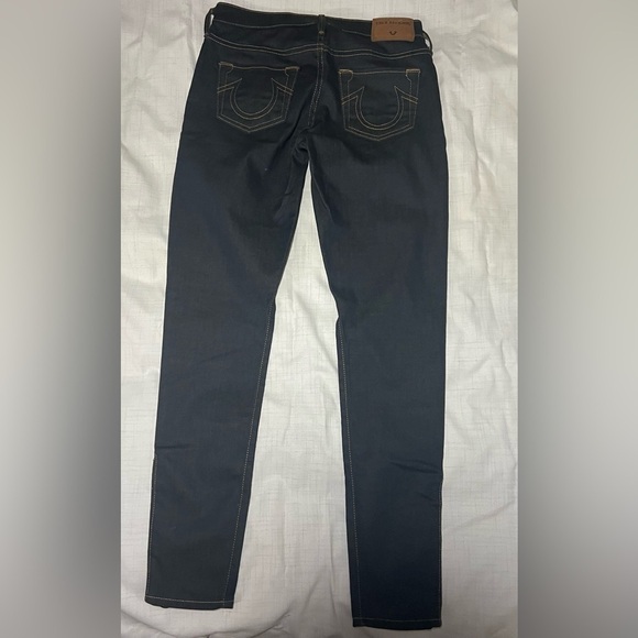 True Religion Halle Dark Wash jeans size 24 NWOT - Picture 2 of 7